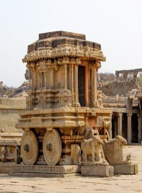Beautiful Places in India to Visit – historic stone temples and ruins of Hampi landscape