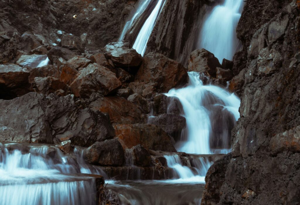 Kempty Falls showcasing cascading waterfalls and the best places to visit in Mussoorie.