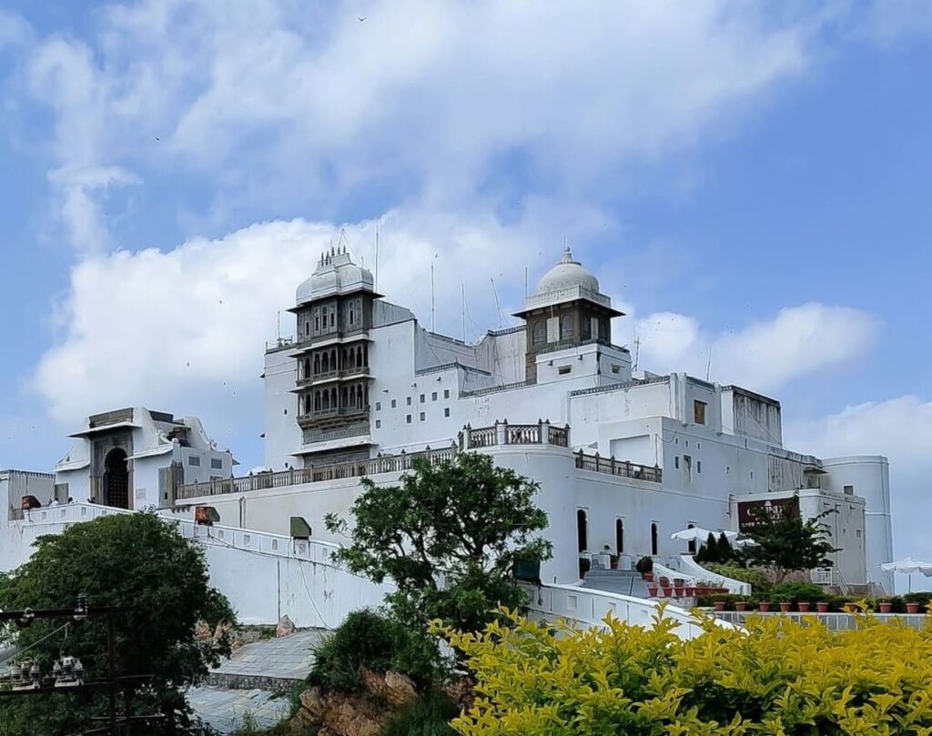 Scenic view from Sajjangarh Monsoon Palace, one of Udaipur's top attractions.