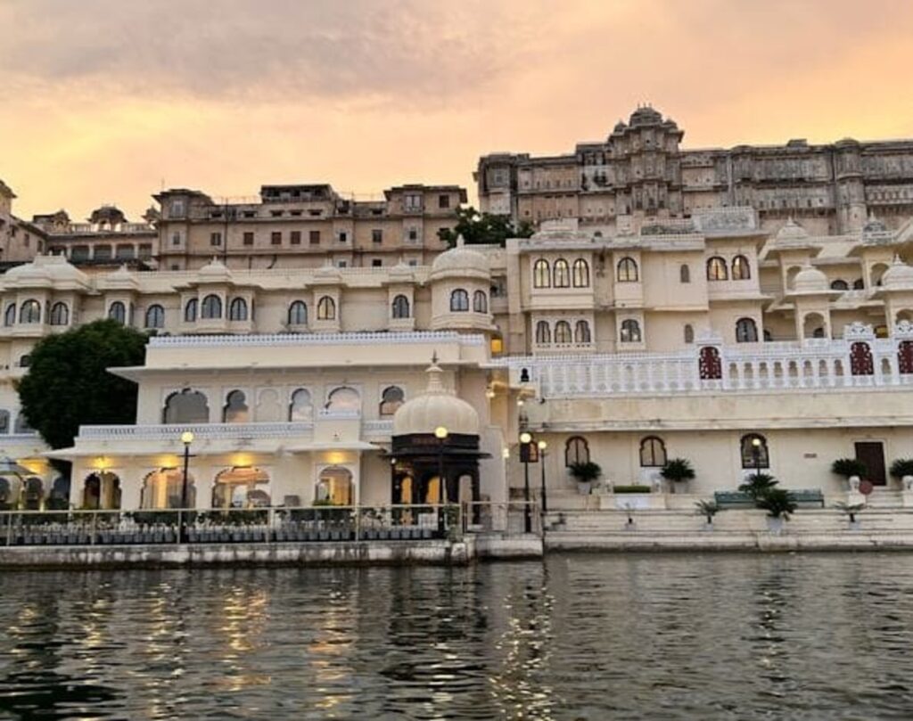 A majestic view of City Palace, one of the most iconic landmarks in Udaipur, Rajasthan.