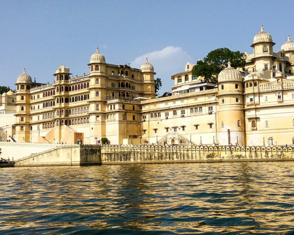 Udaipur's majestic palaces and lakes showcasing the essence of Rajasthan Udaipur Tourism.
